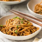 Лапша с кунжутом