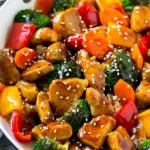 Жареная свинина терияки
