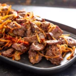 Сухая жареная говядина по-сычуаньски