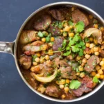Пряное рагу из баранины с нутом