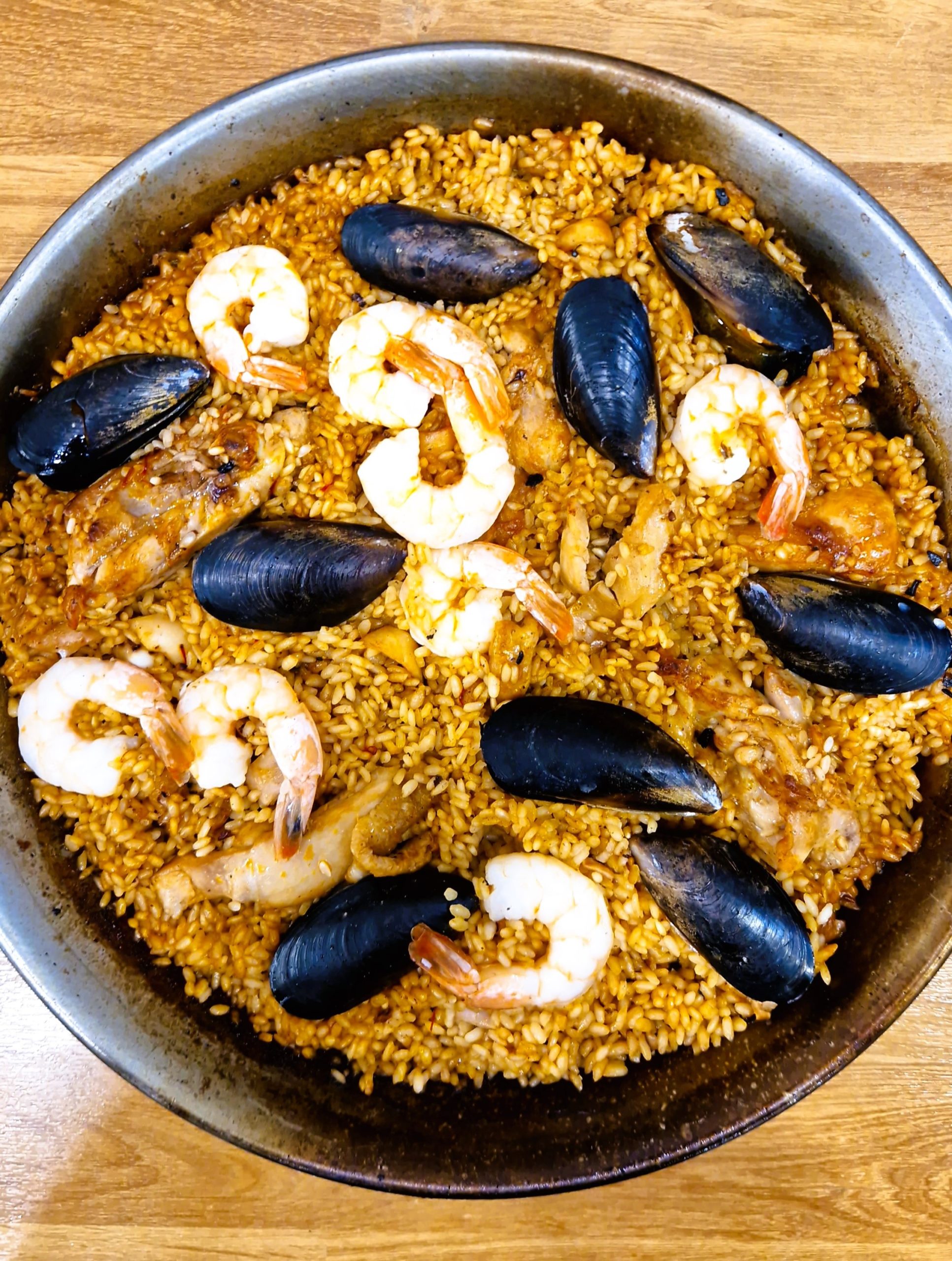 паэлья с морепродуктами