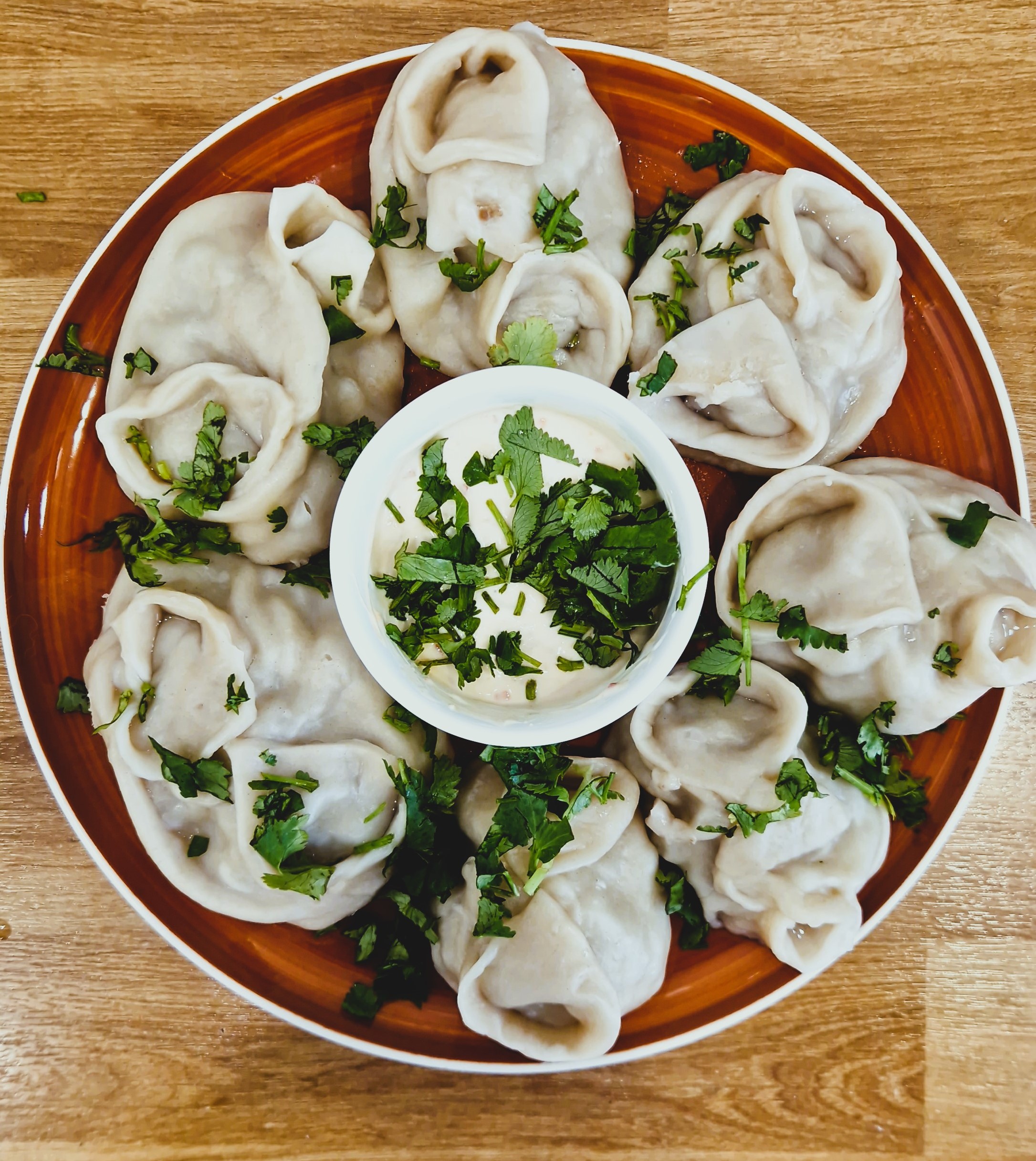 манты с бараниной